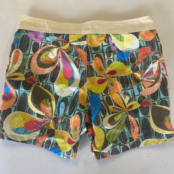 Mr Turk multi print swim trunks - Picture 3 of 3